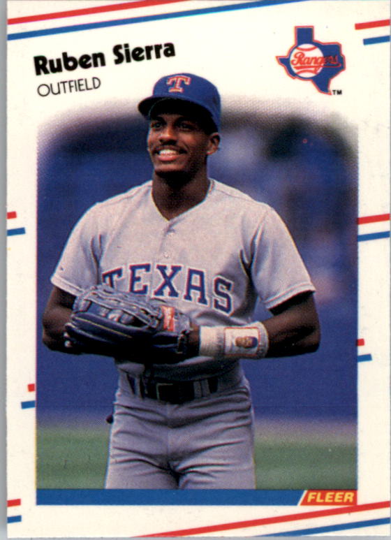 1988 Fleer Mini Baseball Cards 058      Ruben Sierra